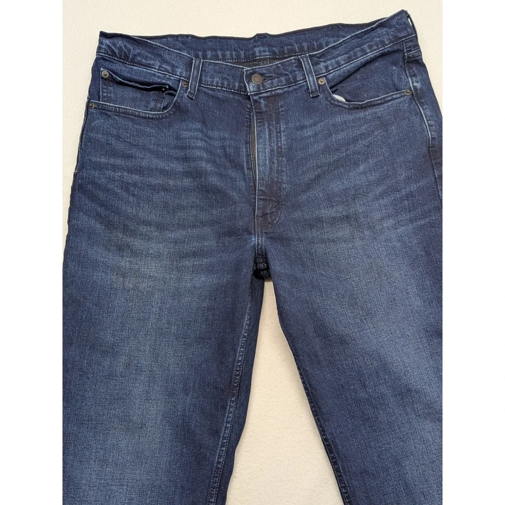 Levis 550 Relaxed Fit Jeans Mens 38x30 Dark Wash Indigo WaterLess